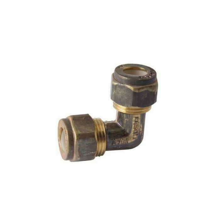 15mm 1/2" Nylon Olive C X C Elbow  