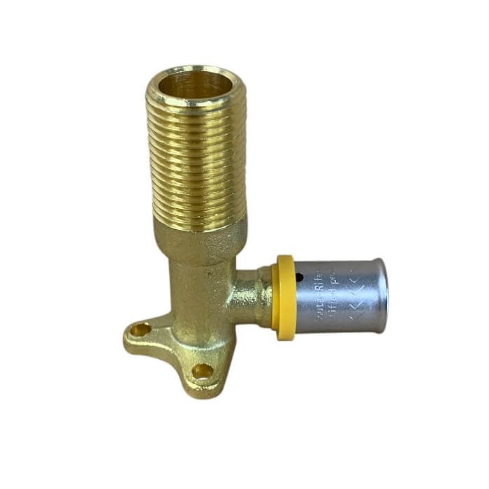 16 X 15Mi X 65mm Male Lugged Elbow Gas Water Pex