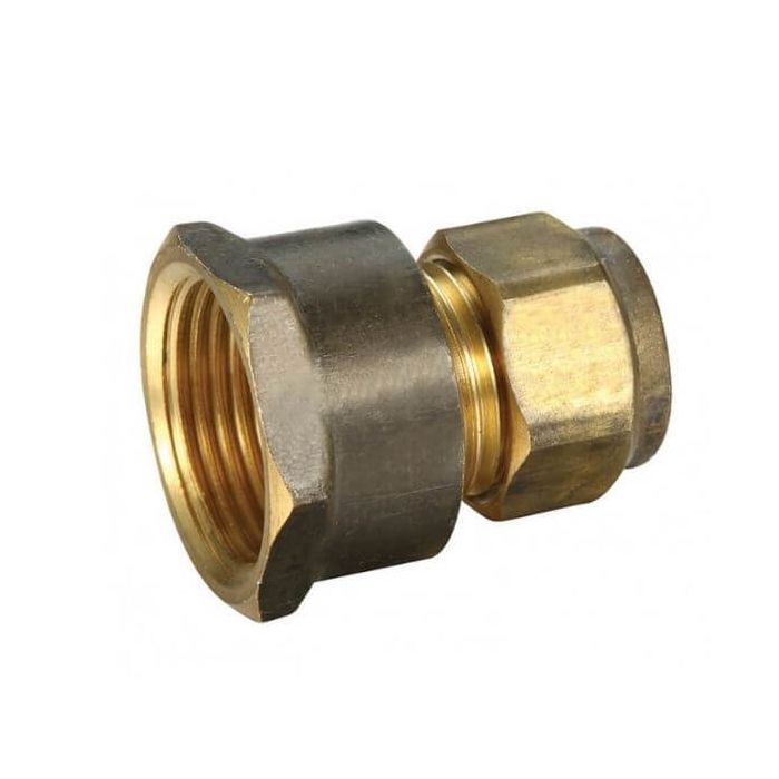 20mm Female BSP X 15C 1/2" Copper Olive Union Compression 