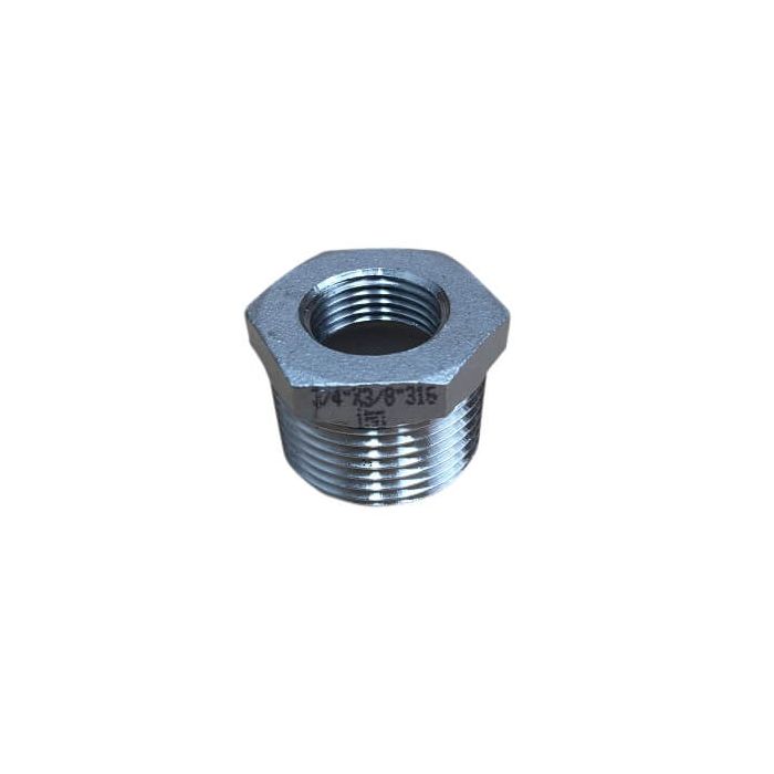 20mm X 10mm 3/8" Bush Reducing BSP Stainless Steel 316 150lb