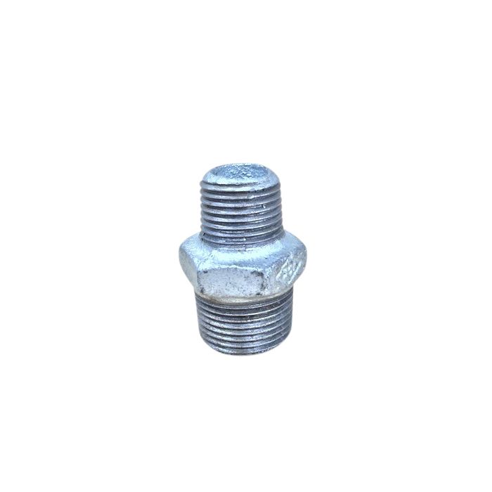 20mm X 15mm Galvanised Hex Nipple Reducing 