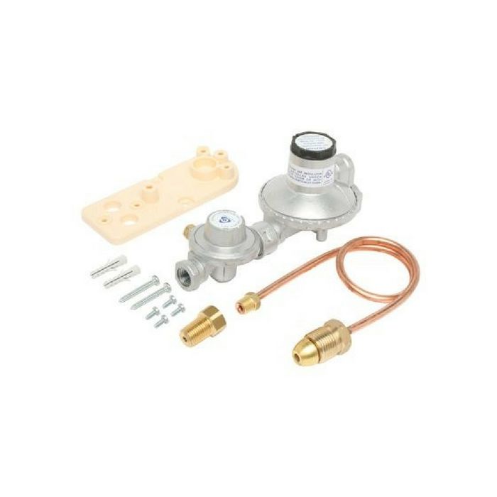 250Mj-Hr LPG Adjustable Regulator Dual Stage Bromic 6060526 250Mj-Hr LPG Adjustable Regulator Dual Stage Bromic 6060526