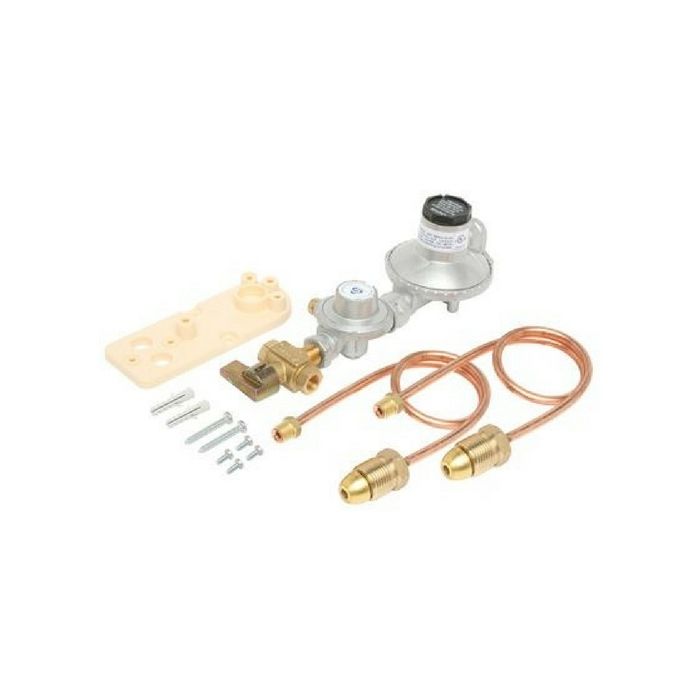 250Mj-Hr LPG Adjustable Regulator Dual Stage Manual Change Over Bromic 6060534 250Mj-Hr LPG Adjustable Regulator Dual Stage Manual Change Over Bromic 6060534