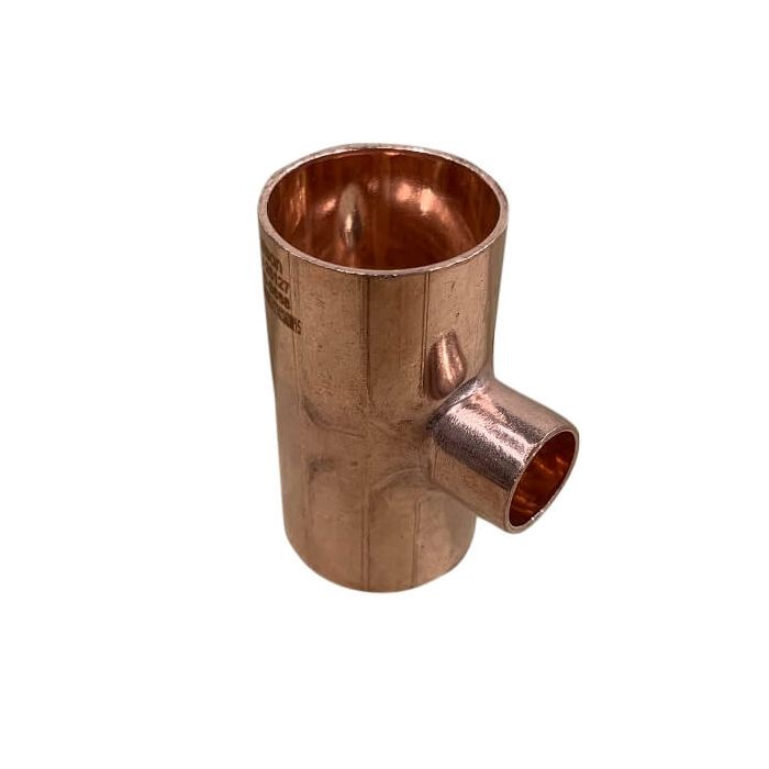 25mm X 15mm 1/2" Copper Capillary Tee W25 