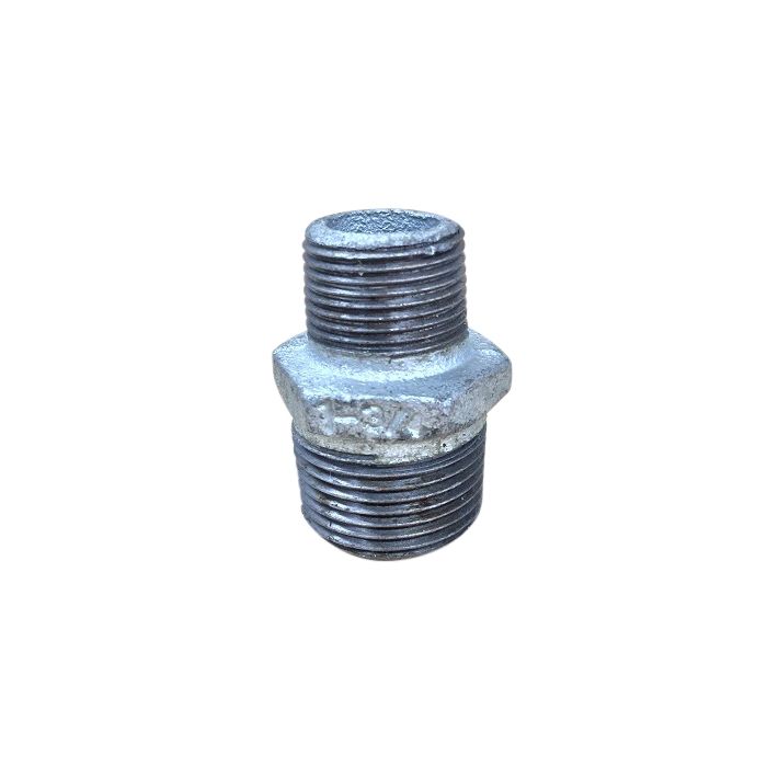 25mm X 20mm Galvanised Hex Nipple Reducing