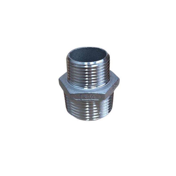 25mm X 20mm Hex Nipple BSP Stainless Steel 316 150lb