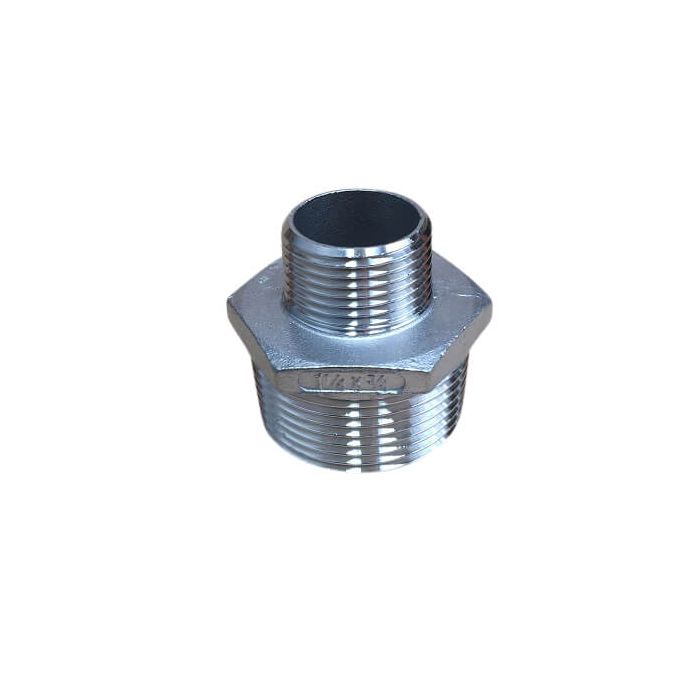 32mm X 20mm Hex Nipple BSP Stainless Steel 316 150lb