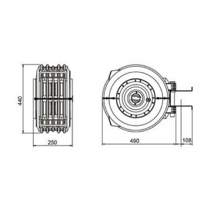 3Monkeez Hot Wash Reel 12M With Swivel Spray Gun T-TWHWR1215SG dimensions