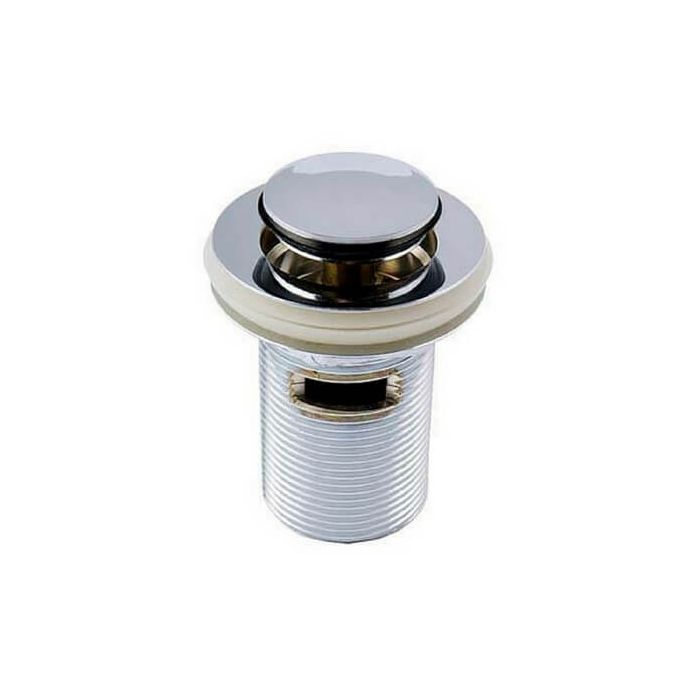 40mm Basin Bath Plug & Waste Cp Pop Up & Over Flow 