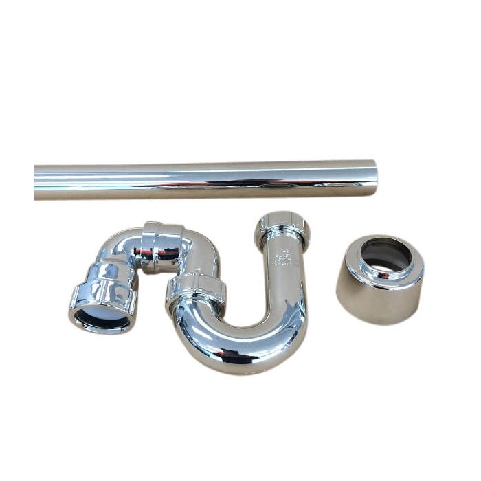 40mm Combination S&P Trap Kit Chrome PVC 17633 