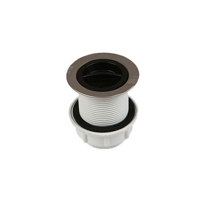 40mm Pvc Basin Bath Plug & Waste Stainless Steel Trim