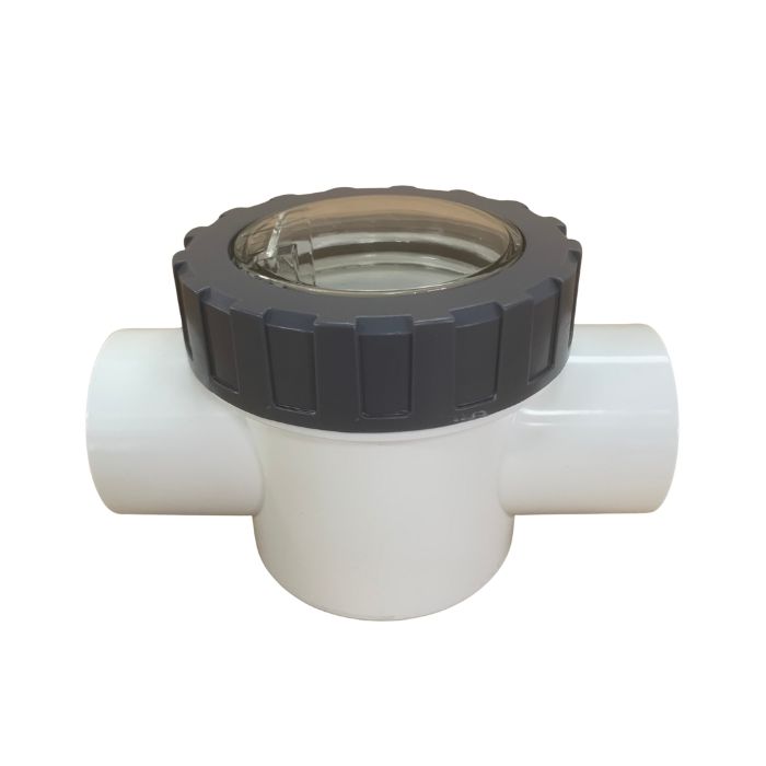 40mm 1-1/2" PVC Non Return Valve Clear Lid Suit PVC Pressure Pipe TNRV40