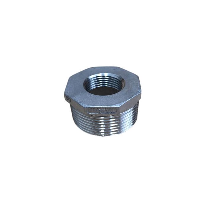 40mm X 20mm Bush Reducing BSP Stainless Steel 316 150lb