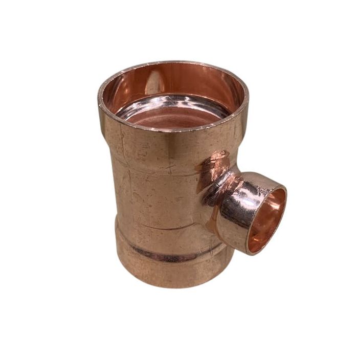 40mm X 20mm Copper Tee Reducing High Pressure Capillary 