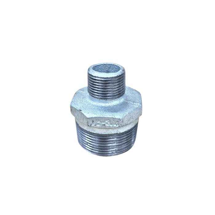 40mm X 20mm Galvanised Hex Nipple Reducing