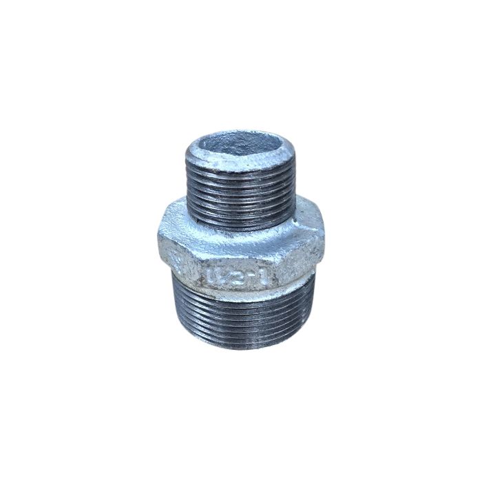40mm X 25mm Galvanised Hex Nipple Reducing