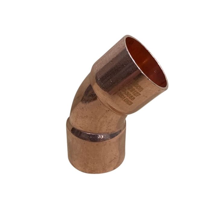 15mm 1/2" X 45 Deg Copper Capillary Elbow