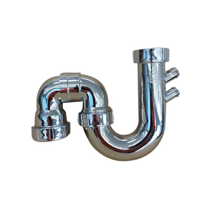 50mm Combination S&P Trap Chrome PVC 17472