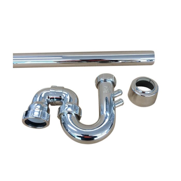 50mm Combination S&P Trap Kit Chrome PVC 17634