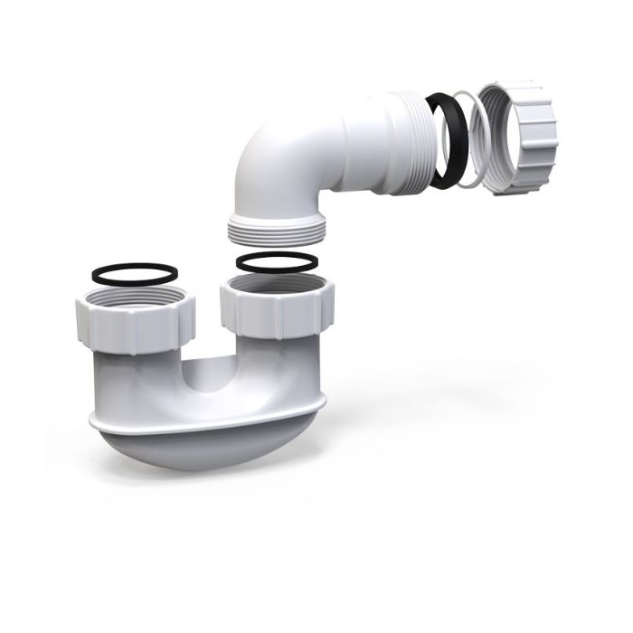 50mm Short P Trap PVC