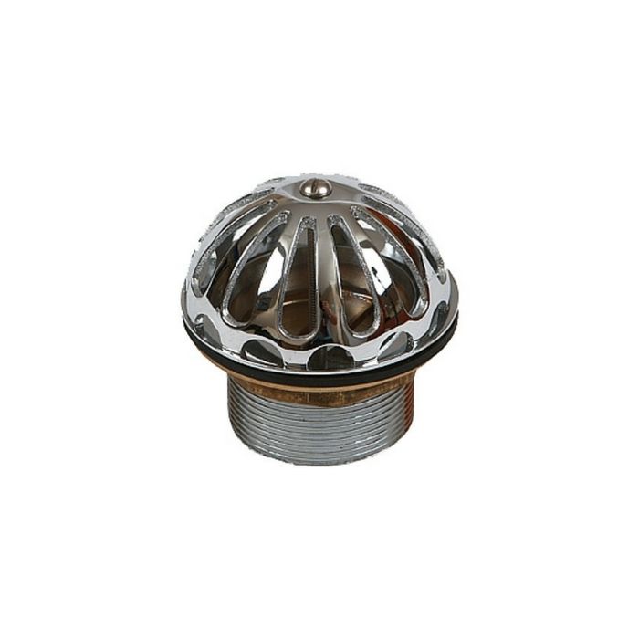 50mm Urinal Grate Chrome Domed Complete 