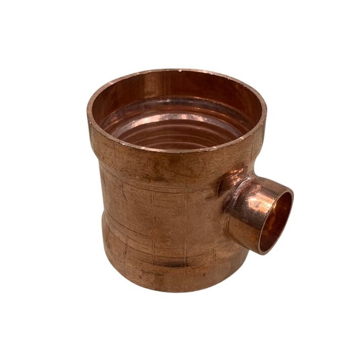 50mm X 20mm Copper Tee Reducing High Pressure Capillary