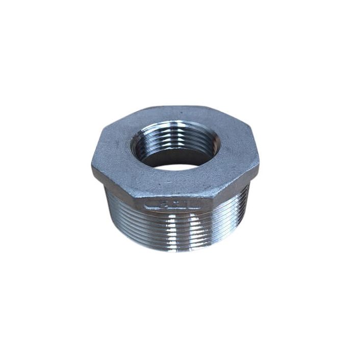 50mm X 25mm Bush Reducing BSP Stainless Steel 316 150lb