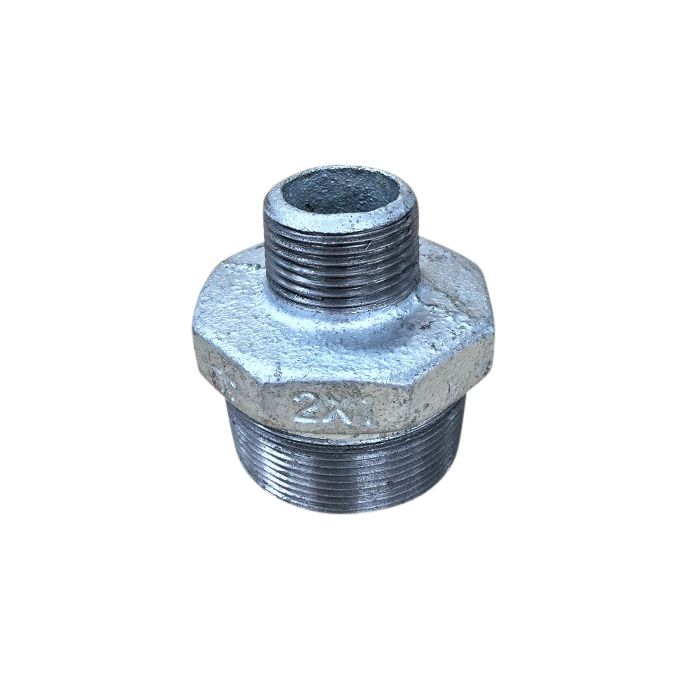 50mm X 25mm Galvanised Hex Nipple Reducing