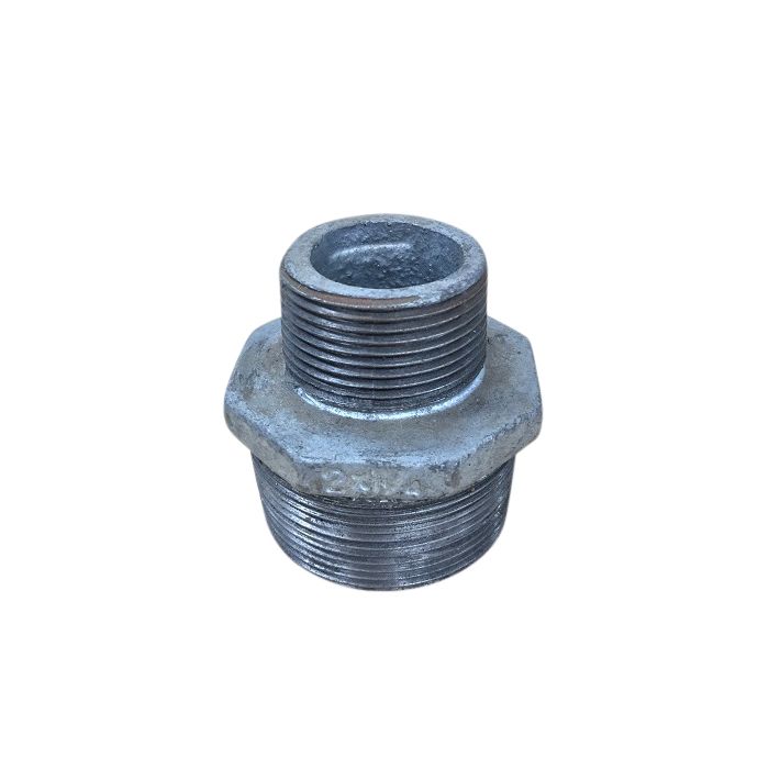 50mm X 32mm Galvanised Hex Nipple Reducing 