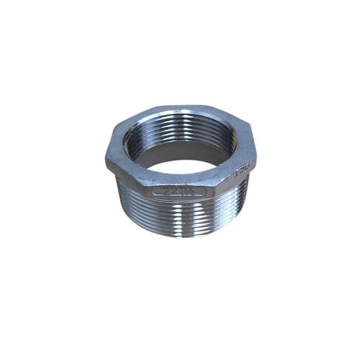 50mm X 40mm Bush Reducing BSP Stainless Steel 316 150lb