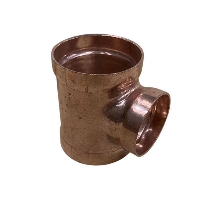 50mm X 40mm Copper Tee Reducing High Pressure Capillary 