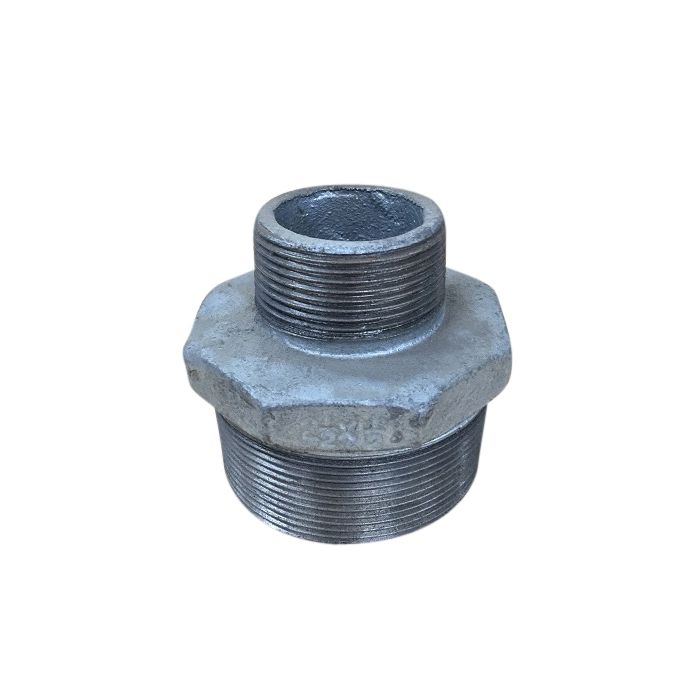 65mm X 40mm Galvanised Hex Nipple Reducing 
