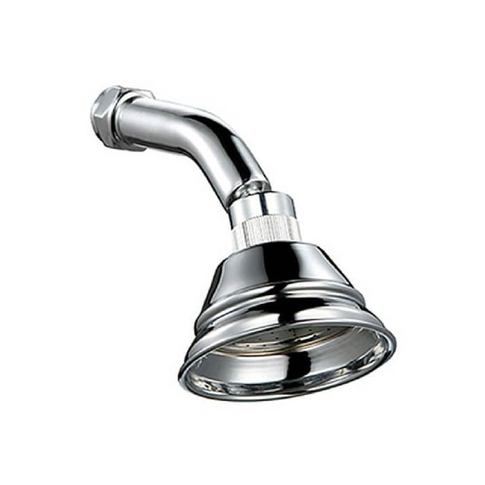 80mm Ball Joint Shower Outlet & Arm Anti Splash Chrome 