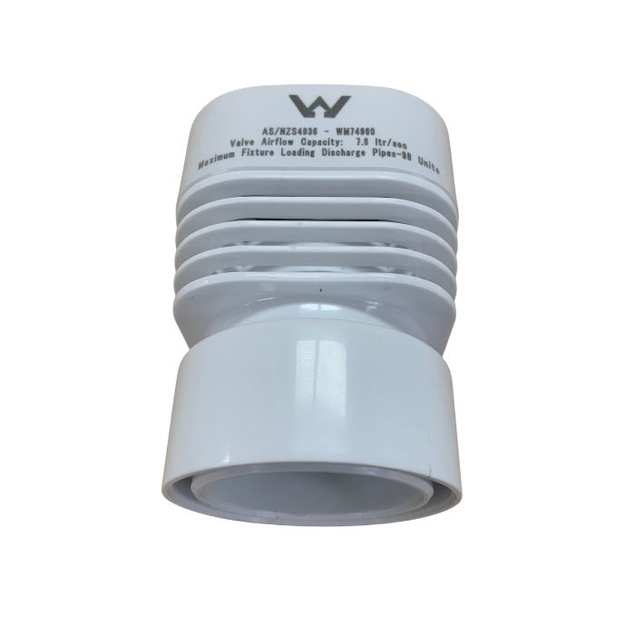 Air Admittance Valve HPSAV01 Fits 50mm & 40mm PVC DWV Pipe