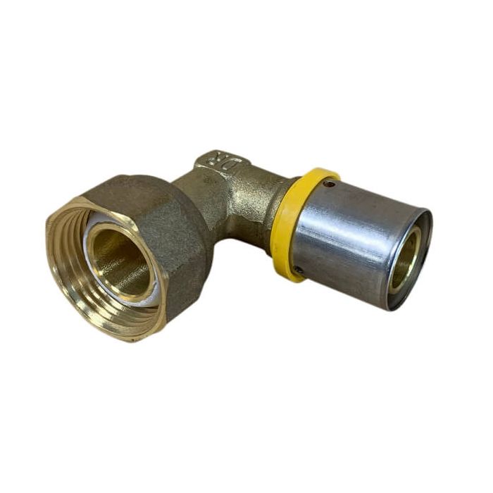 20 X 20mm Loose Nut Elbow Gas Water Pex