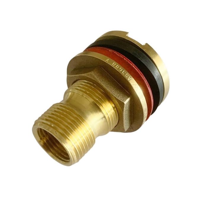 40mm x 32mm BSP Tank Flange DR Brass Watermark