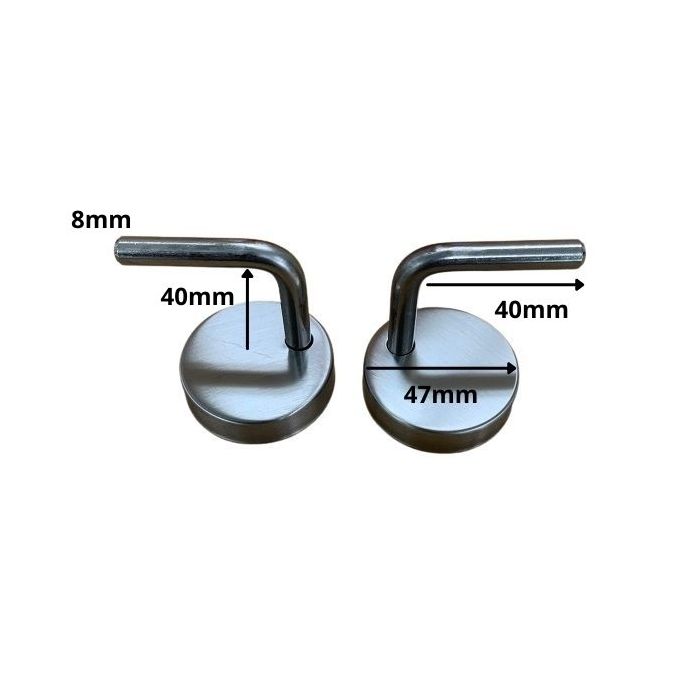 Caroma Caravelle Care Toilet Seat Hinge Set 254107