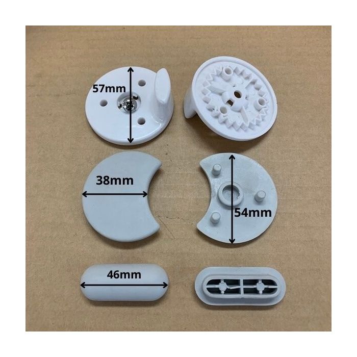 Caroma Pedigree 2 Care Toilet Seat Buffer Set 300114