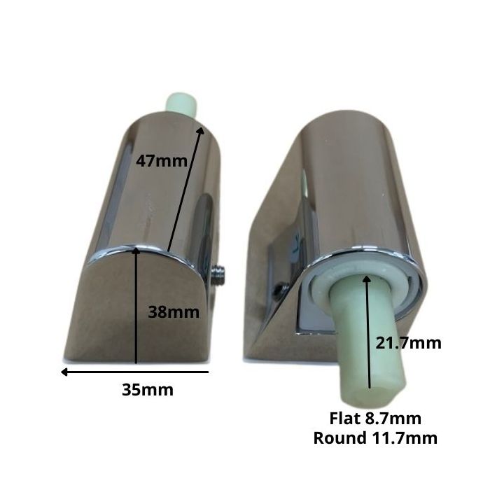 Caroma Seido Cube Geo Metro Pearl Arc Toilet Seat Hinge Set 300117   