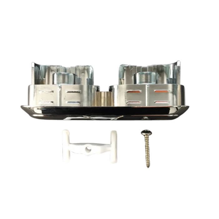 Caroma 2000 Series Elongated Toilet Cistern Button Chrome 405167C 