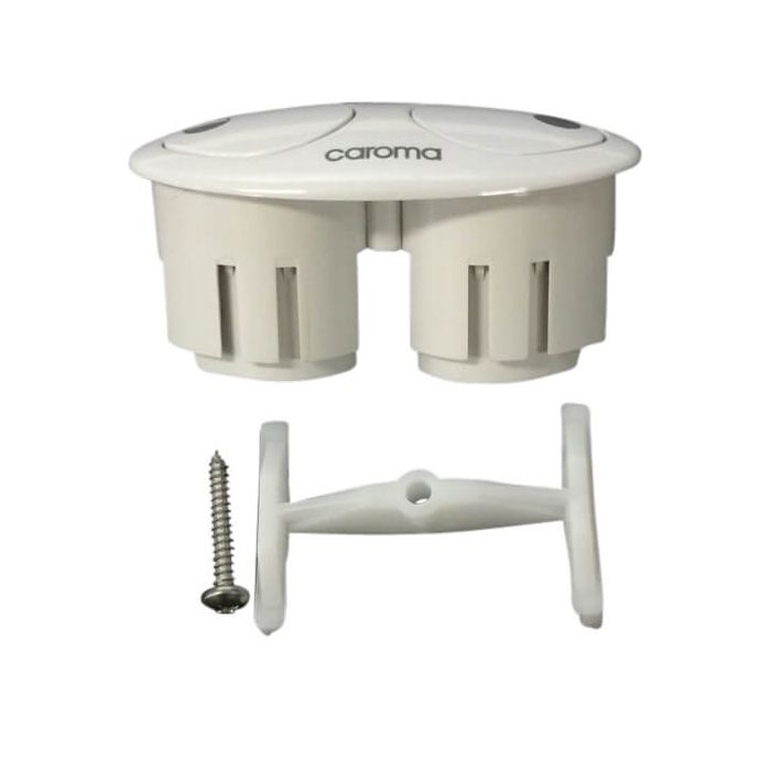 Caroma Leda Toilet Cistern Operating Button White 414270W   