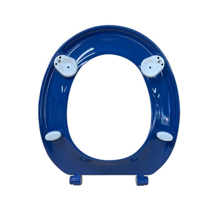 Caroma Caravelle Care Toilet Seat Sorrento Blue Single Flap 254007SB 