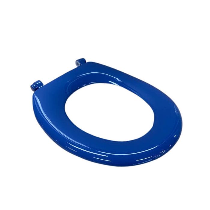 Caroma Caravelle Care Toilet Seat Sorrento Blue Single Flap 254007SB 