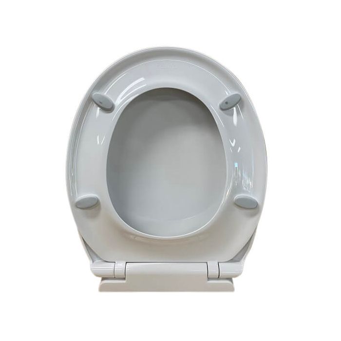 Caroma Caravelle Soft Close Toilet Seat White Quick Release Plastic Hinges 254003W 