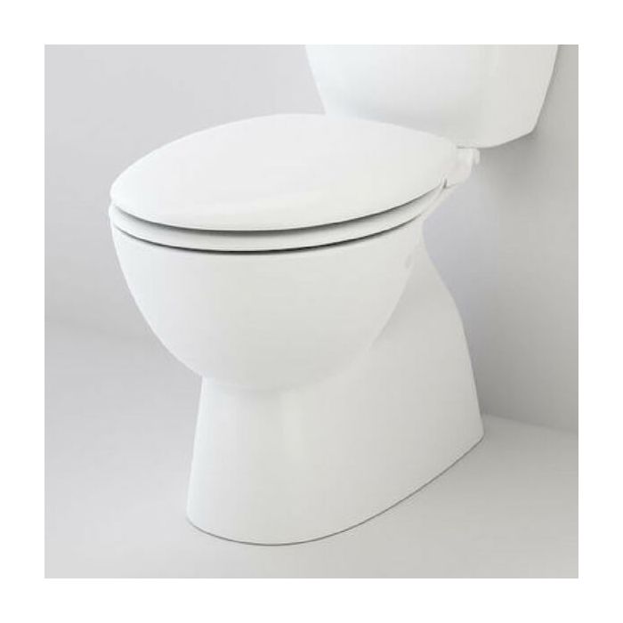 Caroma Caravelle Soft Close Toilet Seat White 254003W installed