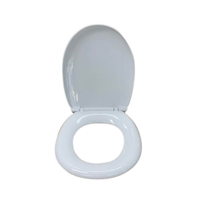 Caroma Caravelle Soft Close Toilet Seat White Quick Release Plastic Hinges 254003W 