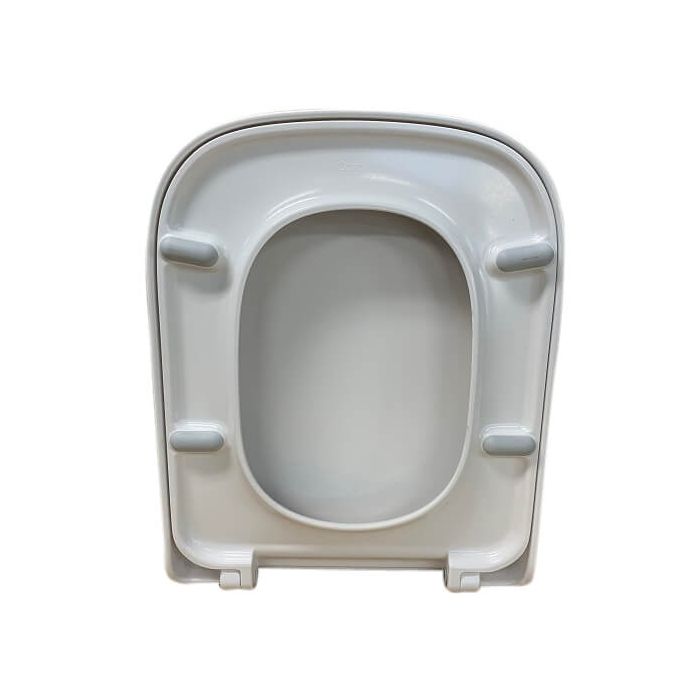 Caroma Cube Toilet Seat White Soft Close Blind Fix Hinge 300024W 