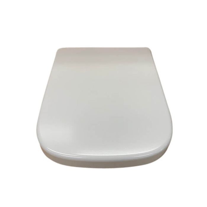 Caroma Cube Toilet Seat White Soft Close Blind Fix Hinge 300024W 