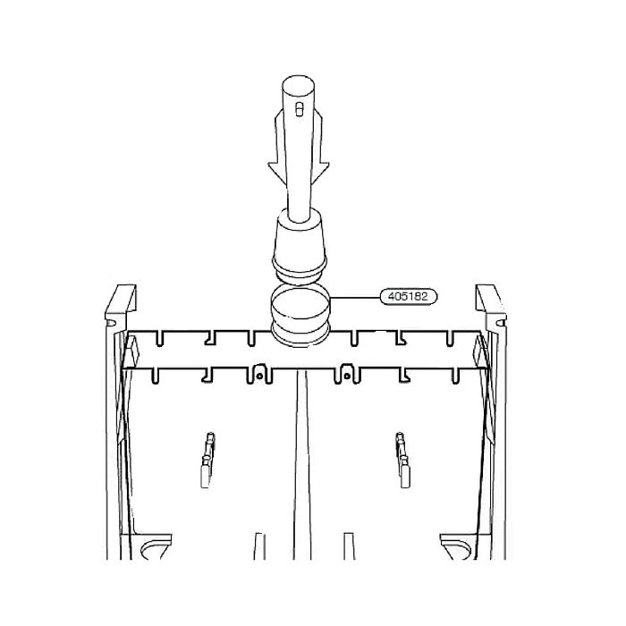 Caroma Water Wafer MK3 Invisi Cistern Outlet Valve Seal 405182 