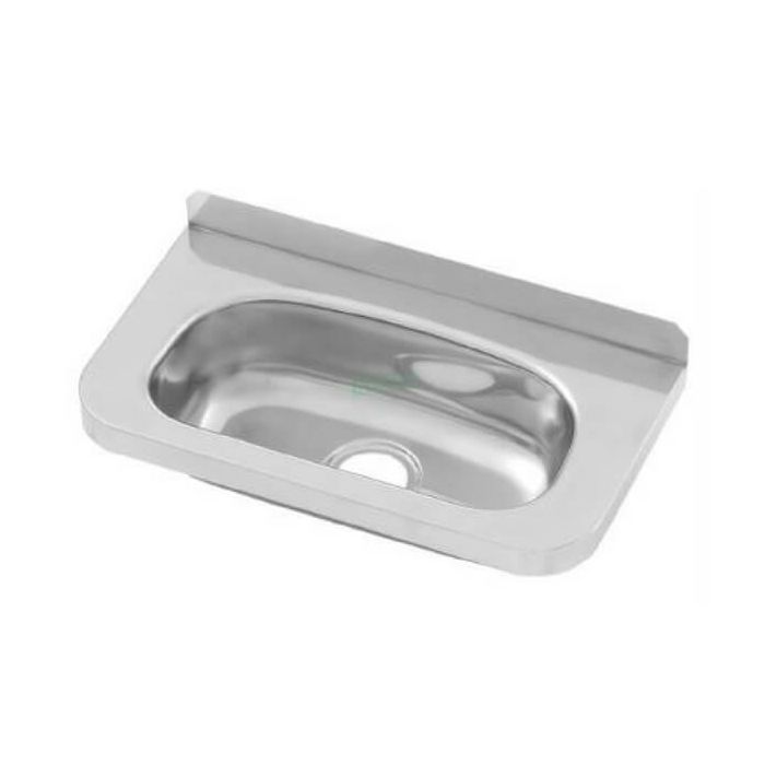Compact Wall Hand Basin 400mm X 215mm Stainless Steel HBC Compact Wall Hand Basin 400mm X 215mm Stainless Steel HBC
